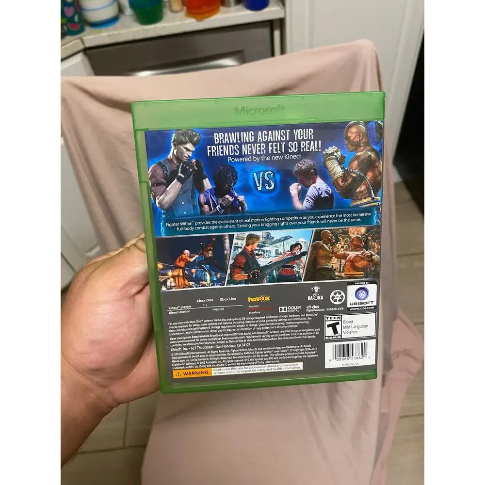 Fighter Within (Microsoft Xbox One, 2013) Very Good Condition